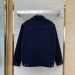 Dior Jacquard Lapel Cotton Jacket Coat - 图片 2