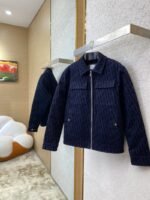 Dior Jacquard Lapel Cotton Jacket Coat - 图片 3
