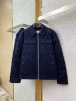Dior Jacquard Lapel Cotton Jacket Coat - 图片 5