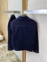 Dior Jacquard Lapel Cotton Jacket Coat - 图片 8