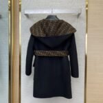 Fendi Double F Full Print Wool Coat - 图片 2