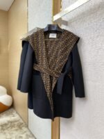 Fendi Double F Full Print Wool Coat - 图片 5