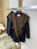 Fendi Double F Full Print Wool Coat - 图片 7