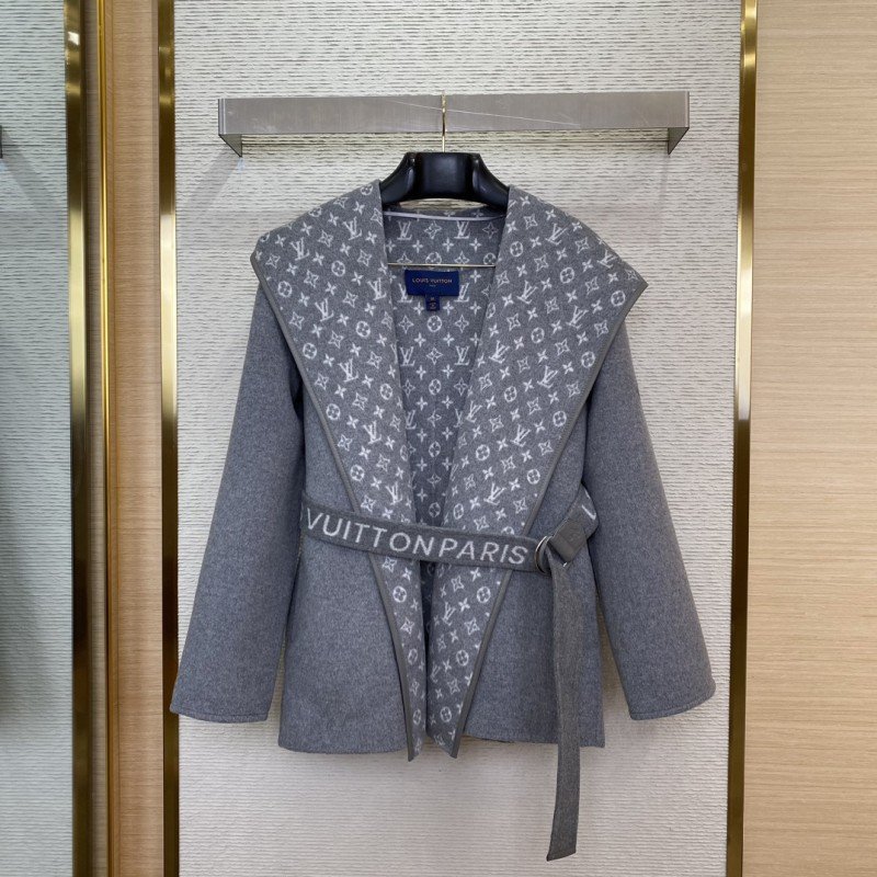wsxc1729218705606_0.jpg LV short cape cashmere coat grey - 图片 1