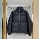 Fendi Full Printed Rubber Label Down Jacket Black
