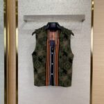 LV camouflage knitted waistcoat