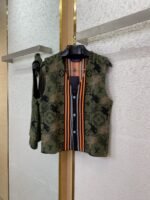 LV camouflage knitted waistcoat - 图片 5