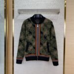 LV Camouflage Woolen Jacket Coat
