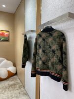 LV Camouflage Woolen Jacket Coat - 图片 4