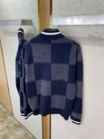 LV Checkered Knit Jacket Coat - 图片 8