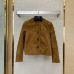 Miu Miu Suede Jacket Coat