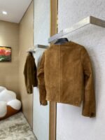 Miu Miu Suede Jacket Coat - 图片 4