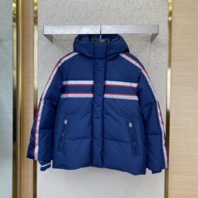 Dior Clashing Stripes Pentagram Down Jacket