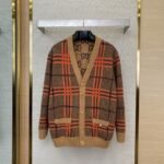 Gucci Reversible knitted cardigan with full print
