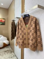 Gucci Reversible knitted cardigan with full print - 图片 7