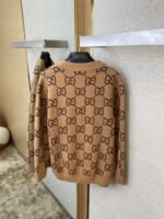 Gucci Reversible knitted cardigan with full print - 图片 9