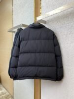 Miu Miu Logo Lapel Down Coat Jacket - 图片 6