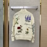 Dior Floral Embroidered Stand-Up Jumper - 图片 2
