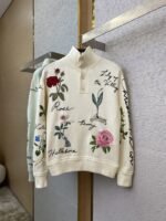Dior Floral Embroidered Stand-Up Jumper - 图片 5