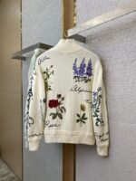 Dior Floral Embroidered Stand-Up Jumper - 图片 6