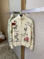 Dior Floral Embroidered Stand-Up Jumper - 图片 7