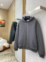 Miu Miu Logo Hooded Jacket Coat - 图片 3