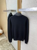Dior Appliqué Crew Neck Sweater Black - 图片 8