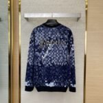 LV Gradient Mosaic Checkerboard Studded Crew Sweatshirt - 图片 2