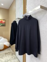 Balenciaga Double Ring Embroidered Turtleneck Pullover - 图片 3