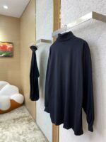Balenciaga Double Ring Embroidered Turtleneck Pullover - 图片 4
