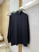 Balenciaga Double Ring Embroidered Turtleneck Pullover - 图片 5
