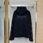 Balenciaga Night Scene Printed Aged Hooded Sweatshirt - 图片 2