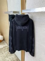 Balenciaga Night Scene Printed Aged Hooded Sweatshirt - 图片 8