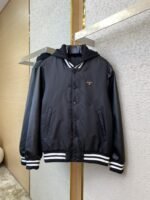 Prada Recycled Nylon Aviator Jacket Coat - 图片 5