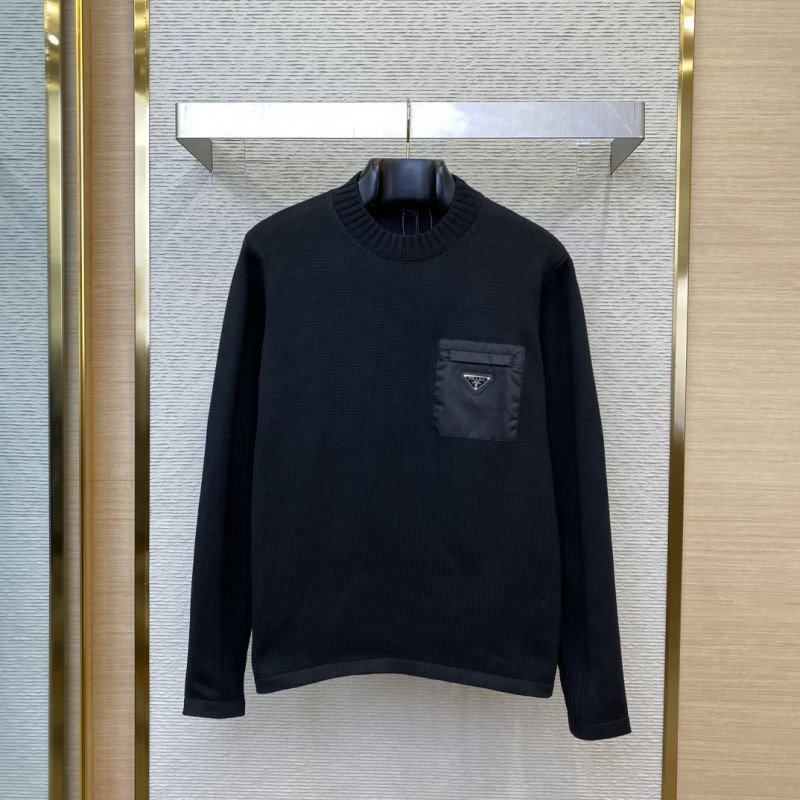 wsxc1731035997394_0.jpg Prada Nylon Pocket Triangle Label Sweater - 图片 1
