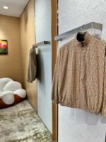Miu Miu Logo Patch Stand-Up Collar Jacket - 图片 2