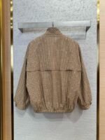 Miu Miu Logo Patch Stand-Up Collar Jacket - 图片 6