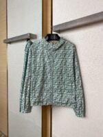 Fendi Green FF Nylon Reversible Jacket - 图片 4