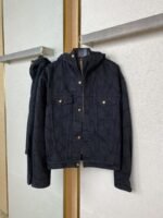 LV Burnout Hooded Denim Jacket - 图片 5