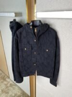 LV Burnout Hooded Denim Jacket - 图片 7