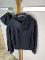 LV Burnout Hooded Denim Jacket - 图片 8