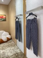 LV Jacquard Denim Trousers - 图片 3