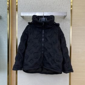LV Steel Printed Old Flower Down Jacket