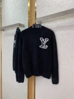 LV Logo Appliqu?? Sweater Black - 图片 5