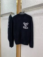 LV Logo Appliqu?? Sweater Black - 图片 6