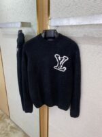 LV Logo Appliqu?? Sweater Black - 图片 7