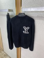LV Logo Appliqu?? Sweater Black - 图片 8