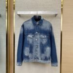 Balenciaga Printed Denim Jacket