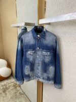 Balenciaga Printed Denim Jacket - 图片 7