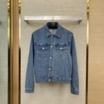 LV Embossed Jacquard Denim Jacket
